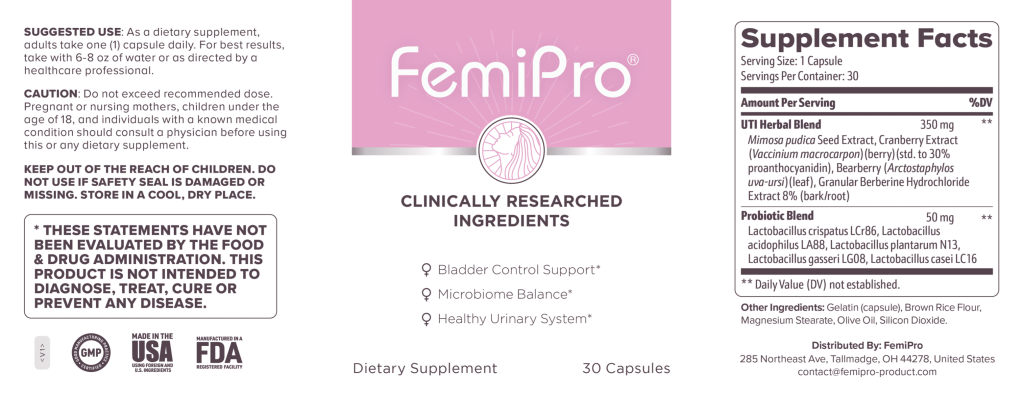 FemiPro Review label