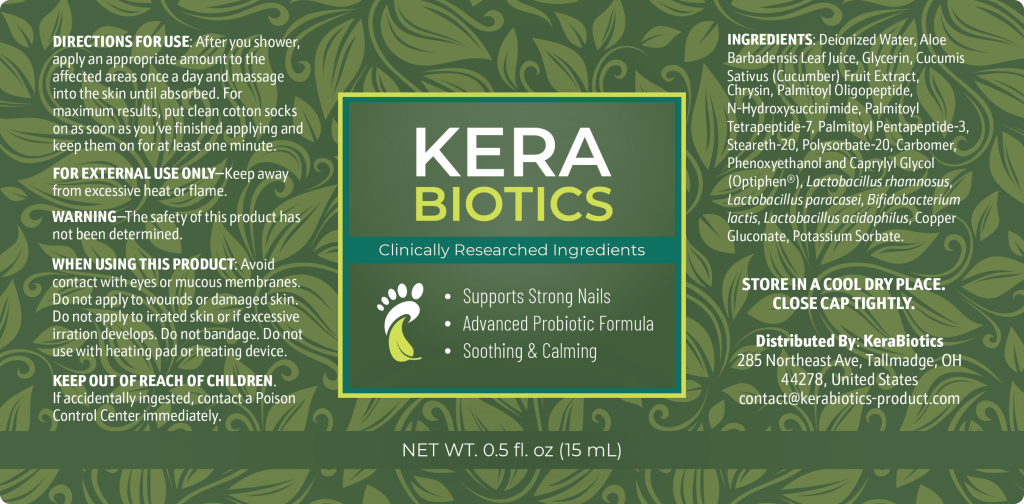 KeraBiotics Review label